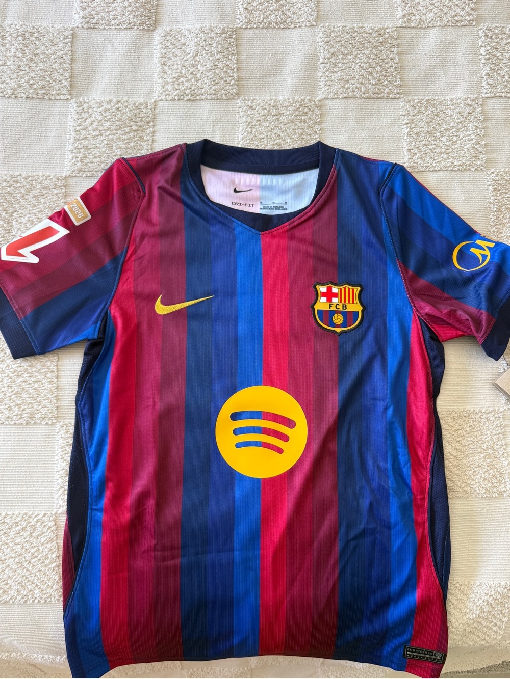 Nike Kids FC Barcelona Short Sleeve Jersey - M